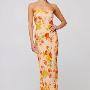RESA Anna slip dress in ginger